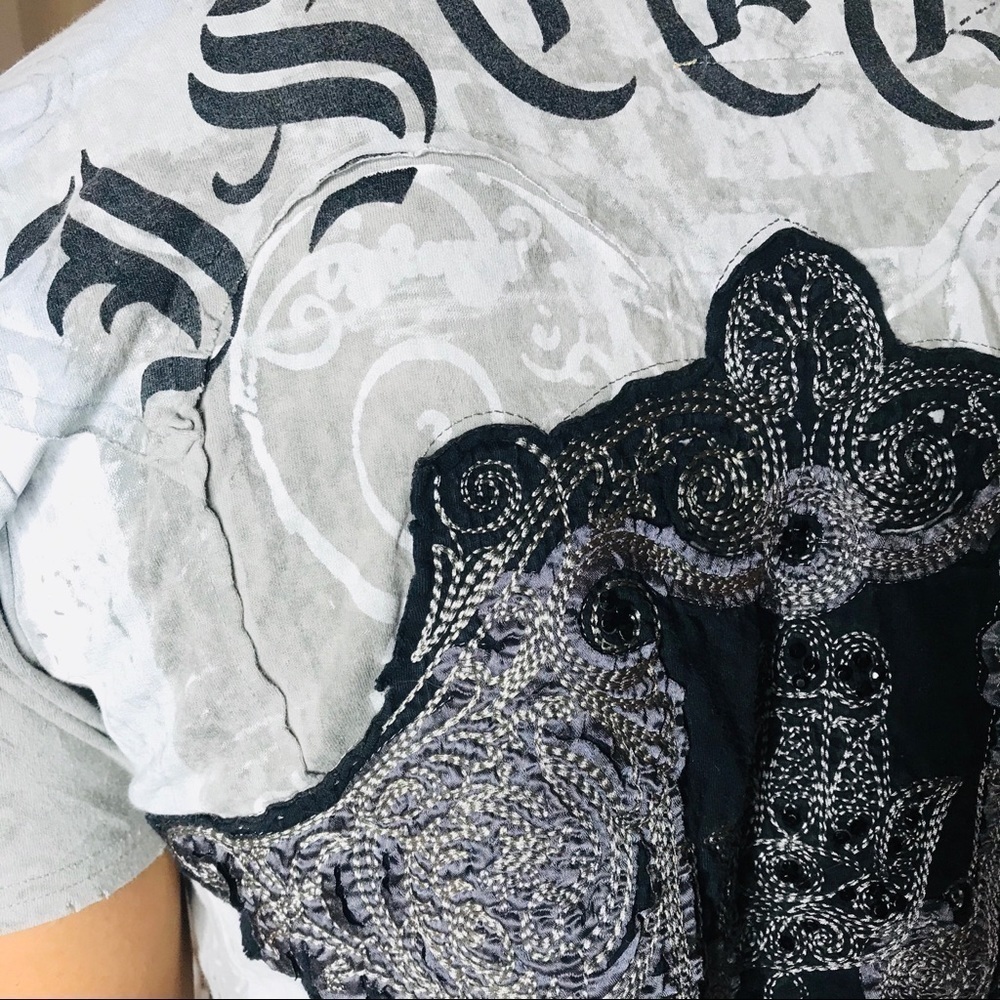 J. Steger Short Sleeve Destructed T-Shirt - Picture 14 of 16
